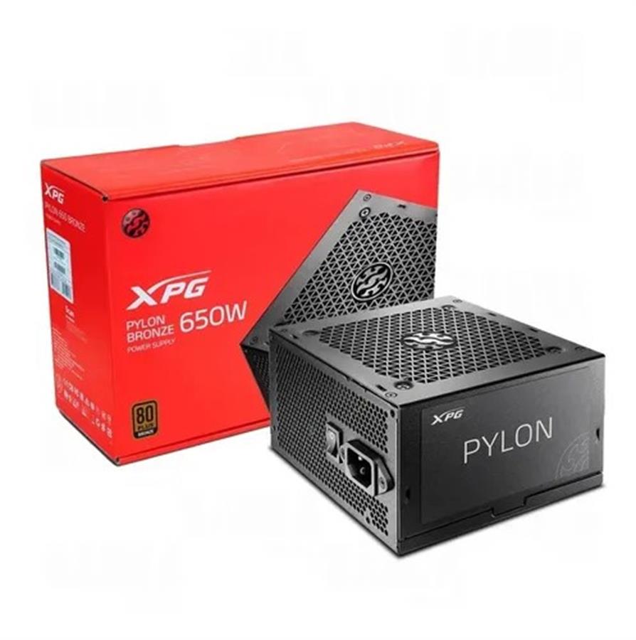 FUENTE PC XPG PYLON 650W ATX 80 PLUS BRONZE COOLER 120MM