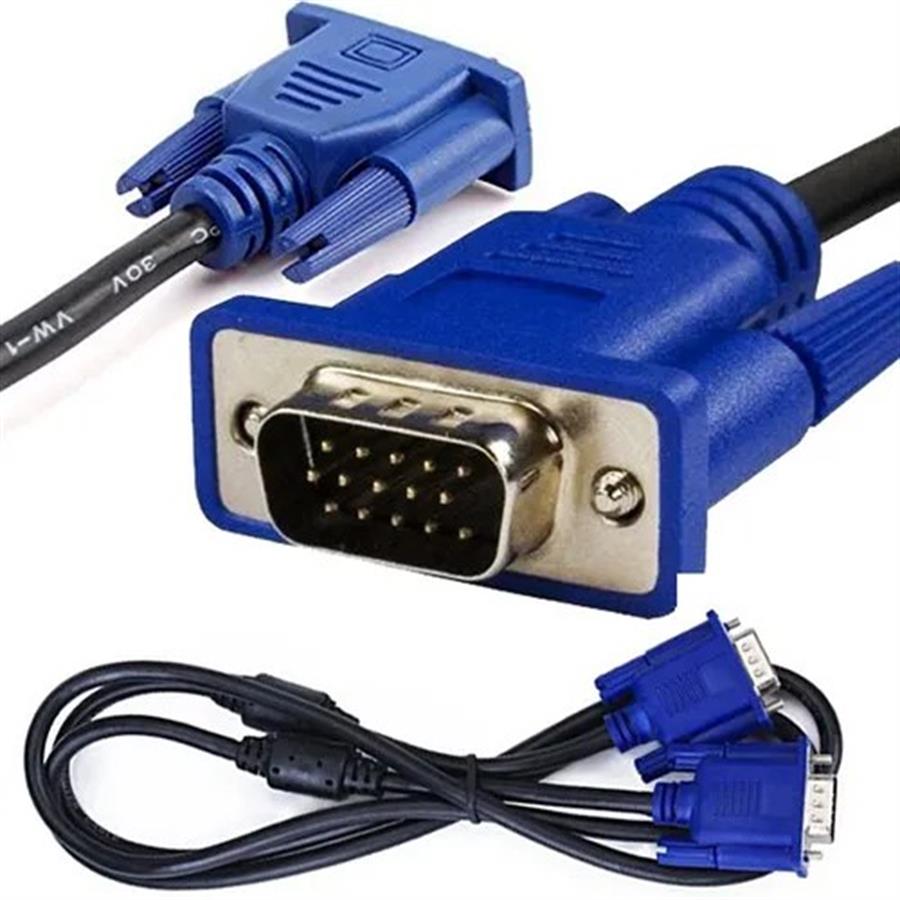 CABLE MONITOR VGA HD15M/ DB15M CON FILTRO 1.80 MTS
