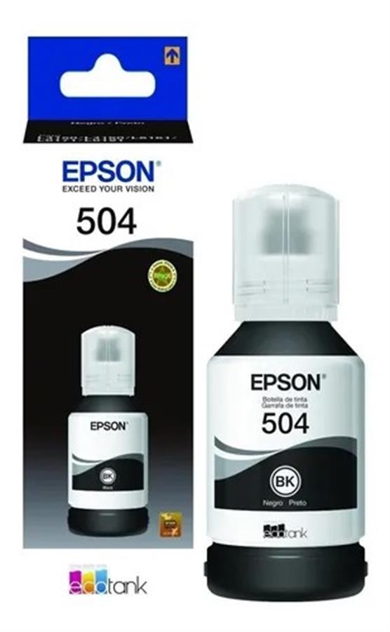 Tinta Epson Original 504 Negro L4150 L4160 L6161 L6171 L6191