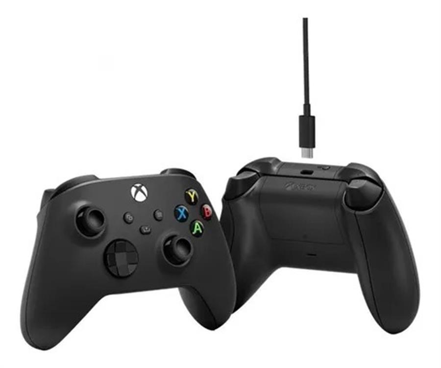 Joystick inalámbrico Microsoft Xbox Xbox Series X|S controller + USB-C cable carbon black
