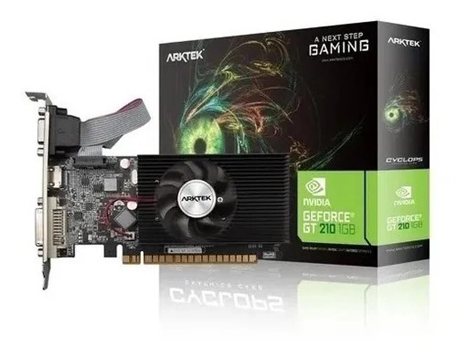 Placa De Video Arktek Geforce G210 1gb Ddr3 64 Bit