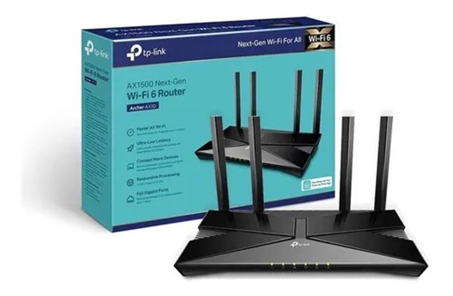 Router Wi-fi 6 Tp-link Archer Ax10 Ax1500 Dual Band Next Gen