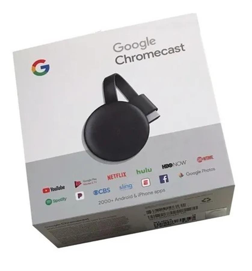 Google Chromecast 3rd Generation Full HD carbón