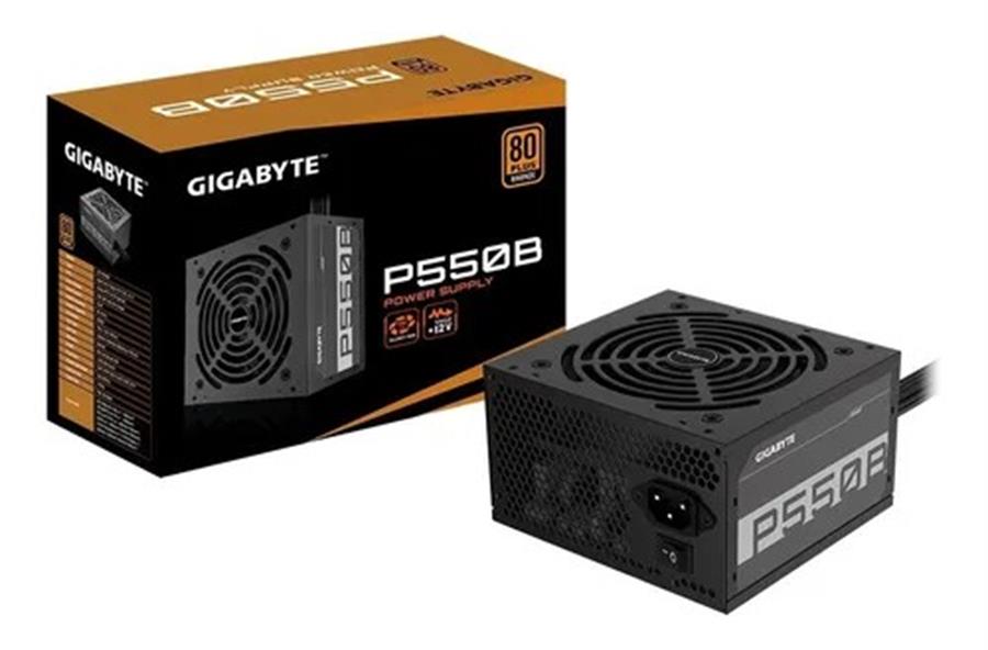 FUENTE 550W GIGABYTE 80 PLUS BRONZE P550B FAN 12CM