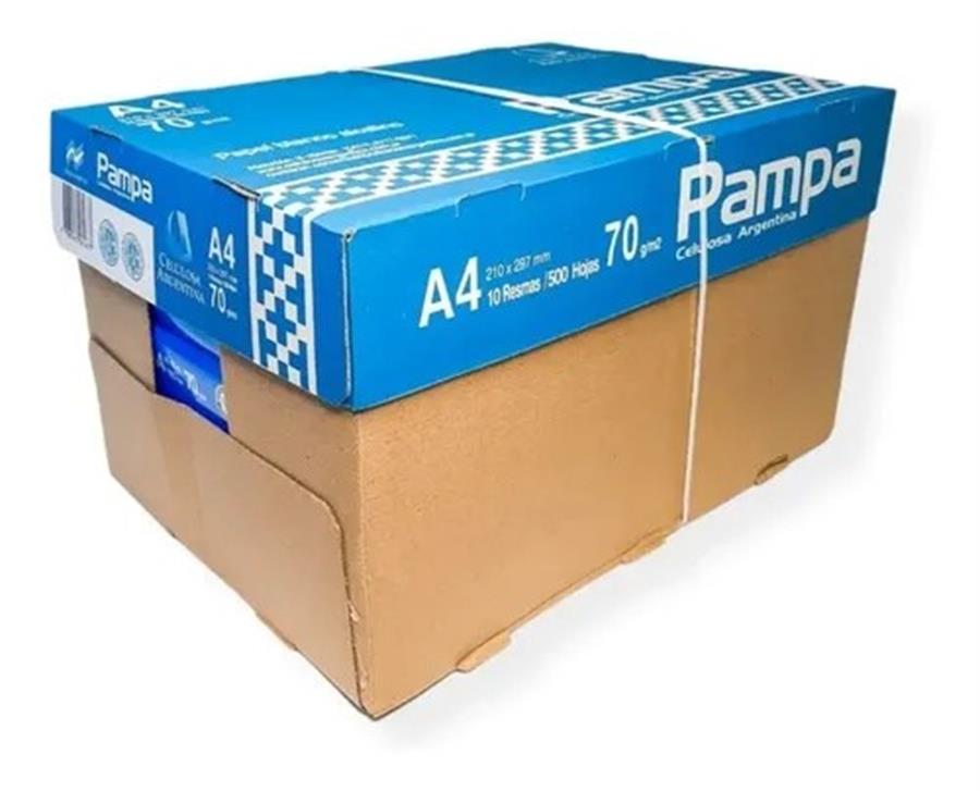 RESMA PAMPA  A4 70GR 21X29.7 CM X 500 HOJAS