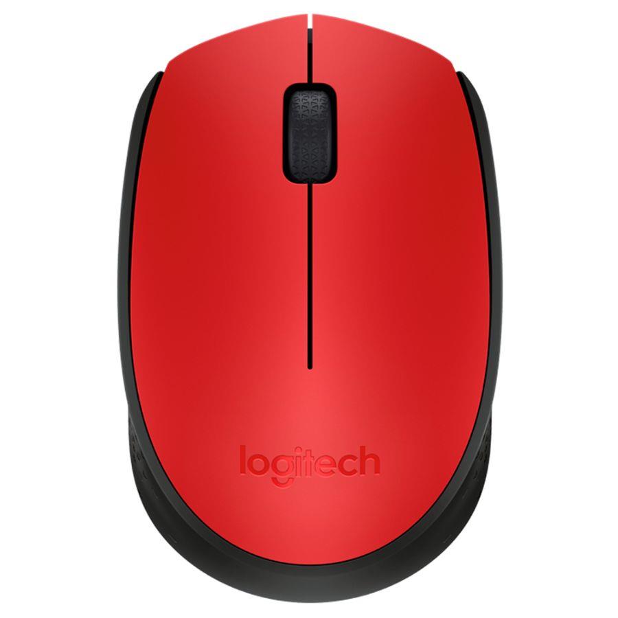 MOUSE INALÁMBRICO LOGITECH M170 ROJO